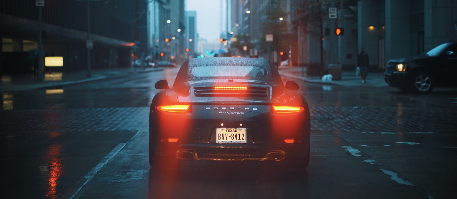 gray Porsche car on road, auto